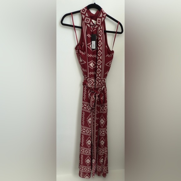 NWT- Sachin & Babi Selena Geo Chiffon Gown- Size 10 - Picture 5 of 5